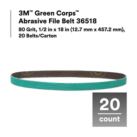 3M  GREEN CORPS  ABRASIVE FILE BELT
