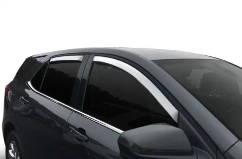 Auto Ventshade (AVS) 684634 - Ventvisor Deflector Chrome Outside Mount 4 pc.