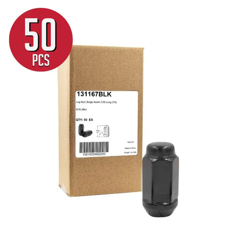 LUG-BLG 2.00 7/8-9/16 BLK(BOX OF 50