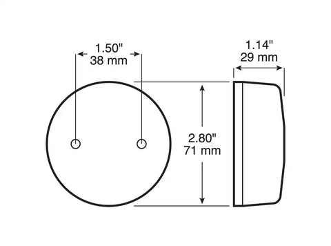 CLEARANCE LIGHT AMBER
