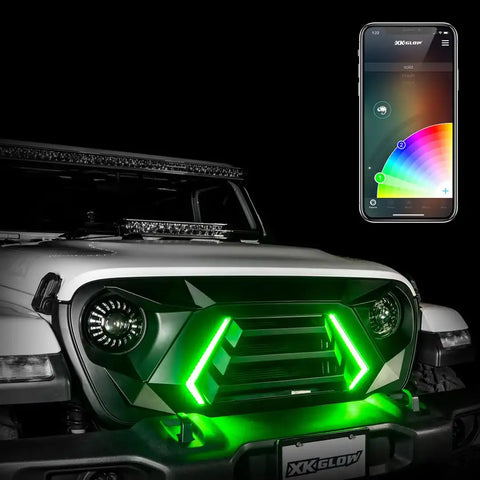 XKCHROME LED GRILL KIT FOR JK WRANG