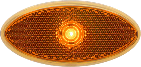 OPTRONICS MCL0030ABB LED 2X4 M/C;AMB;RFLX;BLCKBASE;HARDW