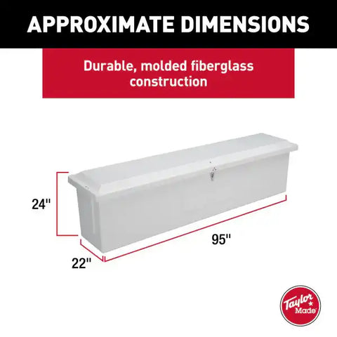 S 'N G DOCK BOX W/3 ROD 24' X 95' X