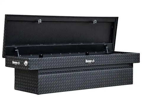 Buyers Products 1739410 Tool Box Crossover Single Lid Powder Coated Diamond Tread