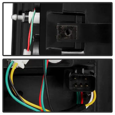 Spyder Automotive 5078094 Tail Light Assembly LED Smoke Lens Black Housing Uses O