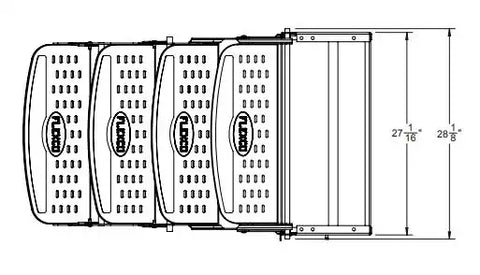 STROMBER SMFP-4400 24' QUAD STEP 8' DROP MAN