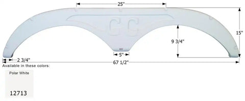 ICON 12713 FENDER SKIRT TANDEM FOREST RIVER