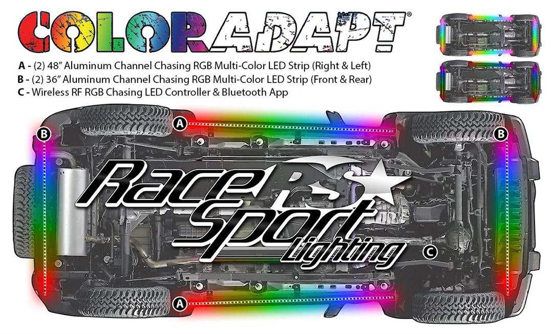 RACESPORT LT RSUKIT-C COLORSMART CHASING PATTERN RGB LED – TruckPoint ...