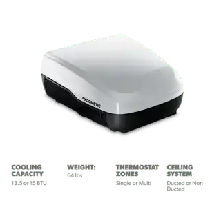 Dometic FJX3573MWHAS FRESHJETX 15K-MECH VAL  WHT