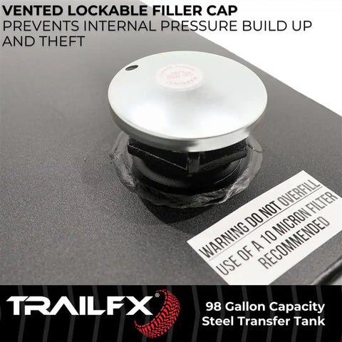 TrailFX 21098SB Liquid Transfer Tank TFX Liquid Transfer Not DOT Approved For Trans