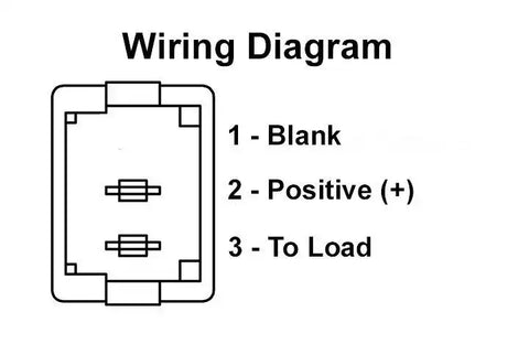 MINI-12V ON/OFF SW  RD/BK