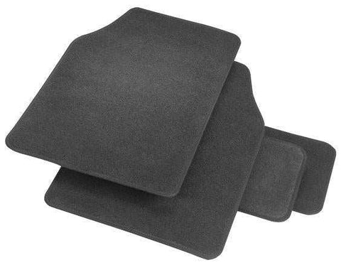 RUBBERQUEEN 70531 CARPETED 4PC BLACK