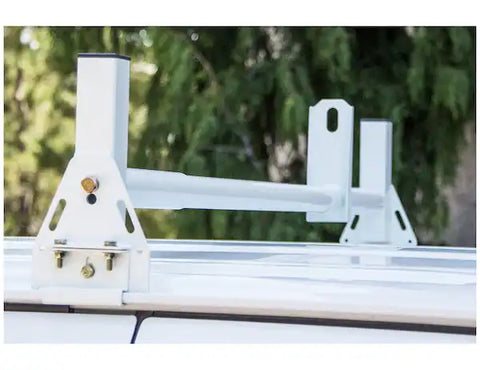 BUYERS 1501310 LADDER RACK STL WHTE VAN GUTTER MNT