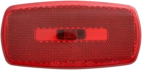 MARK LIGHT OVAL RV BK BS RED