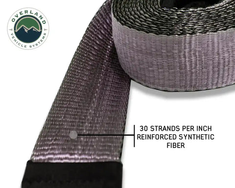 2 PACK - TOW STRAP 20 000 LB. 2' X
