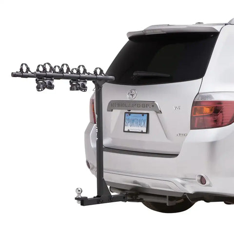 Thule SR2414B Bike Rack Ridge 4 Tow Bar Mount Holds 4 Bikes Frame Clamp Black Steel