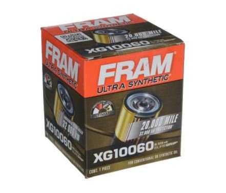 Fram Filter XG10060 Oil Filter Extended Guard OE Replacement 22 Millimeter Thread