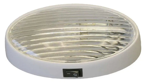 OVAL PORCH W/SWITCH/AMBER & CLEAR L
