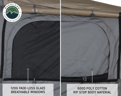 Overland Vehicle Systems 18189901 BUSHVELD II HARD SHELL ROOF TOP TEN