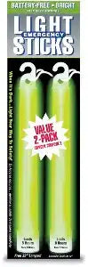 GREEN 8HR LIGHTSTICK 2/PK