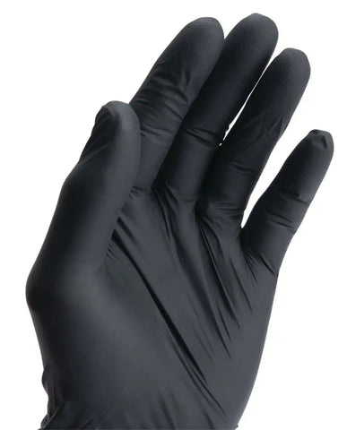 BLK NITRILE GLOVES 100 XL