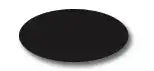 TRIM STRIPE 1/4 PIN BLACK