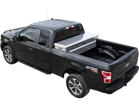 Buyers Products 1709415 Tool Box Crossover Single Lid Diamond Tread Aluminum