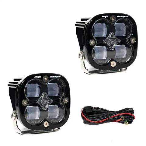Baja Design 257801 Driving Fog Light Squadron SAE LED 4 CREE LED 3 Inch Square