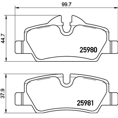 DISC BRAKE PAD SET