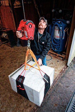 Warn 885000 - Winch PullzAll Portable Lifting and Pulling Winch Electric 1000 Pound Line Pull Capacity