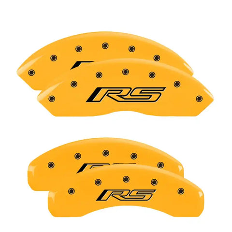 SET OF 4 CALIPER COVERS  ENGRAVED F