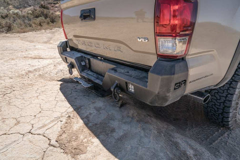 Body Armor 4x4 TC-2963 Pro Series Rear Bumper, Black, Tacoma