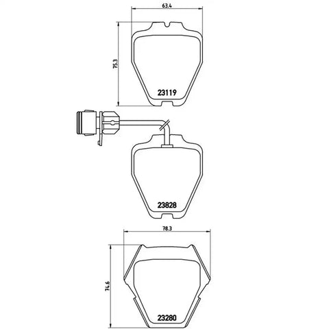 DISC BRAKE PAD SET
