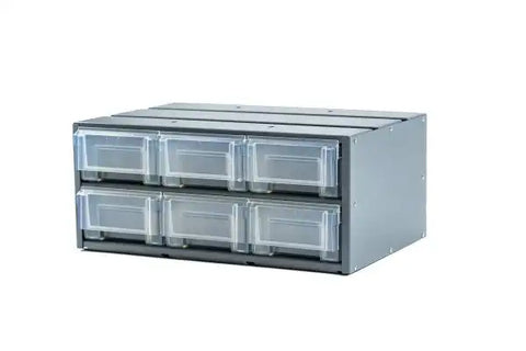 MASTERACK 02D641KP 6-DRAWER COMP. CAB. - 7HX18.5WX12D