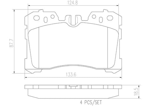DISC BRAKE PAD SET