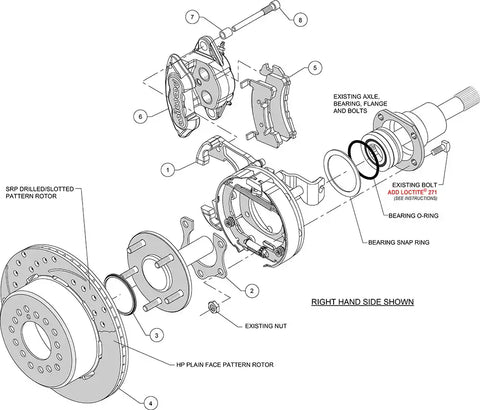 D154 P/S PARK BRAKE KIT