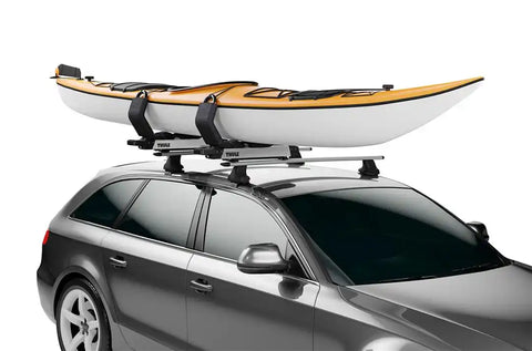 Thule 898001 Kayak Carrier Hullavator Pro Fits Thule WingBar Evo Racks Gas Strut Lift Assist Style Holds 1 Kayak - Sold as Pair