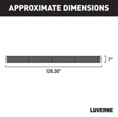 LUVERNE TRK 415125-401733 GRIP STEP 7' X 125' ALUMINUM W2W RU