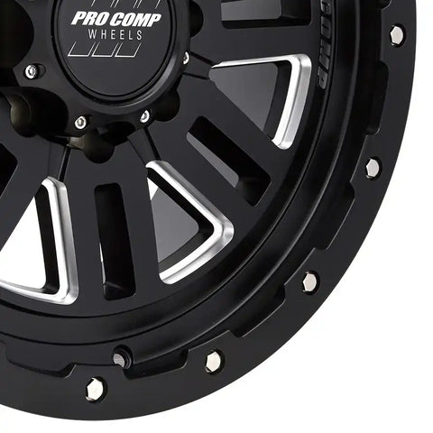 20X9 8X6.5 5BSMM SATIN BLACK/MILLED