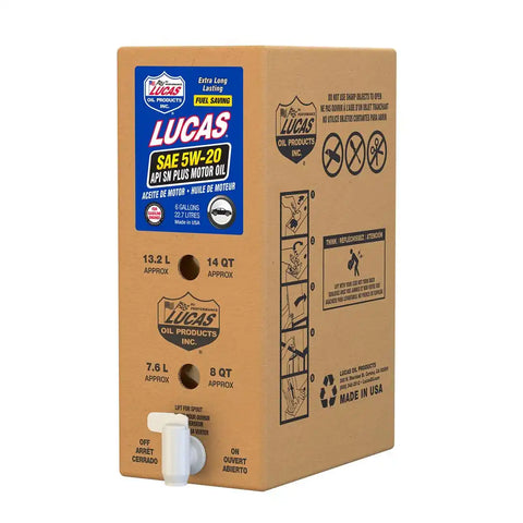 LUCAS OIL 18001 SAE 5W-20 API SN PLUS MOTOR OIL/1X1