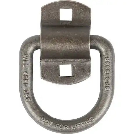 1/2'  D-RING WITH 2 HOLE BACKET
