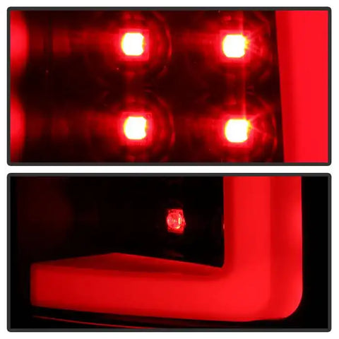 Spyder Automotive 5084088 Tail Light Assembly Version 3 LED Clear Lens/ Red Reflec