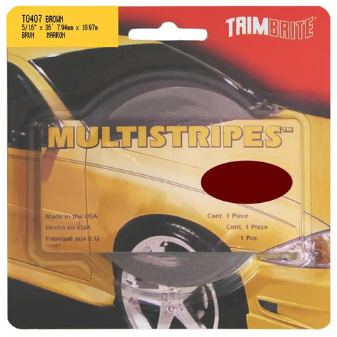 MULTISTRIPE 5/16'TAPE BRN