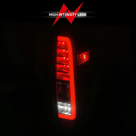 ANZO USA 311443 Tail Light Assembly LED Clear Lens Black Housing Red Brake Light/
