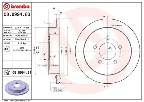 DISC BRAKE ROTOR