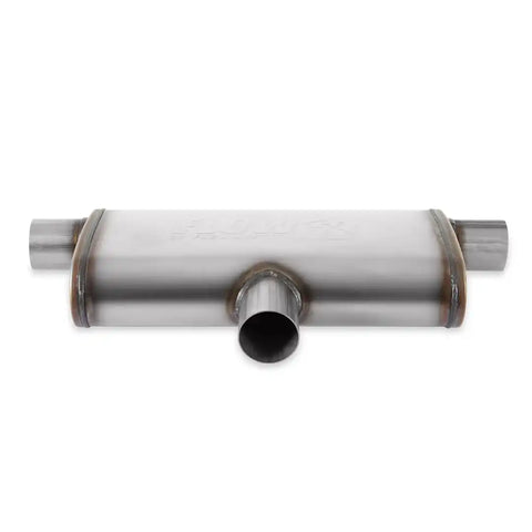 Flowmaster 72206 Exhaust Muffler FlowFX Oval 409 Stainless Steel Case Single 2-1/2