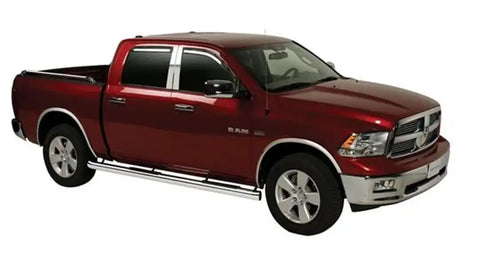 Putco 580139 - Element Tinted Window Visor In Channel 4 pc Quad Cab(Short Crew)
