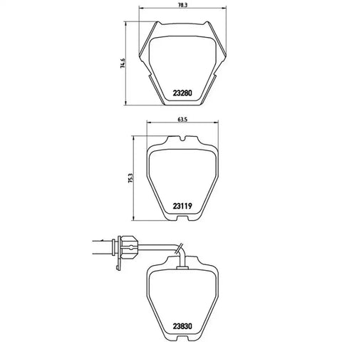 DISC BRAKE PAD SET