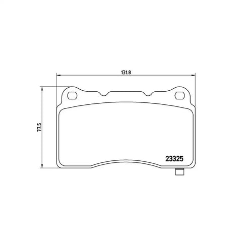 BREMBO P59079 DISC BRAKE PAD SET
