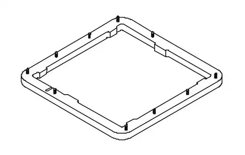 Coleman Mach 8332-3301  GASKET KIT 14 X 14